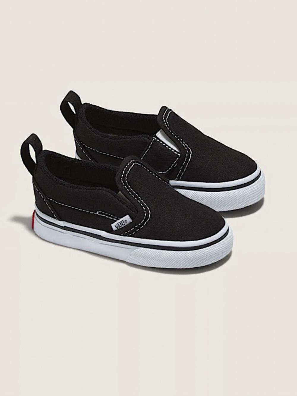 NWT VANS TODDLER SLIP ON IN BLACK SIZE 8 TODDLER - Picture 2 of 9